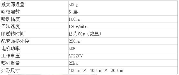 JJSD谷物筛选器技术参数