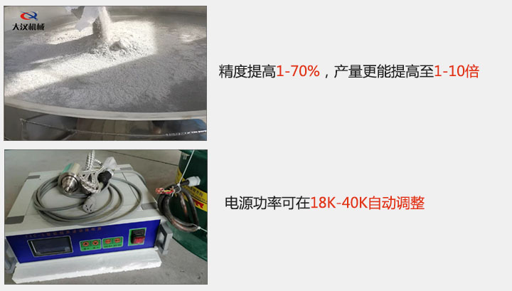 精度提高1—70%，产量更能提高至1-10倍  电源功率可在18K-40K自动调整